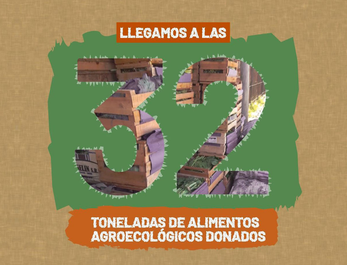 ¡Llegamos a las 32 toneladas de alimentos donados!